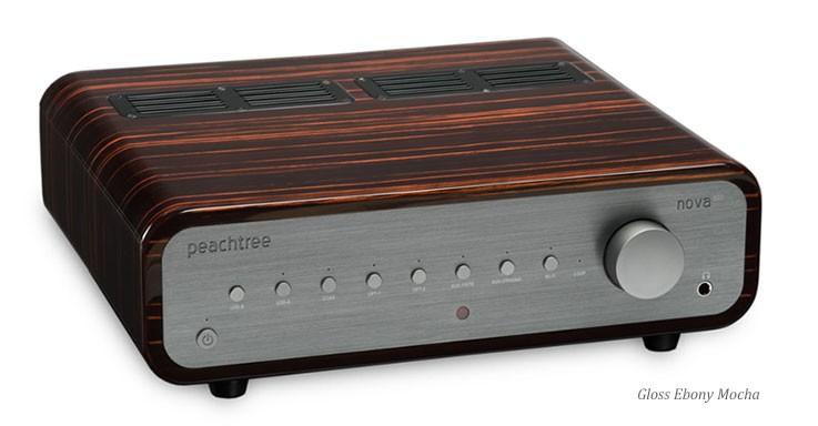 Peachtree Nova300 Stereo Amplifier - Gloss Ebony Mocha