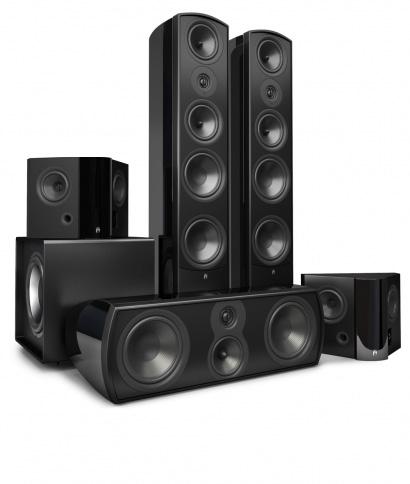 Verus Grand Tower Surround HD-Gloss Black-5.1