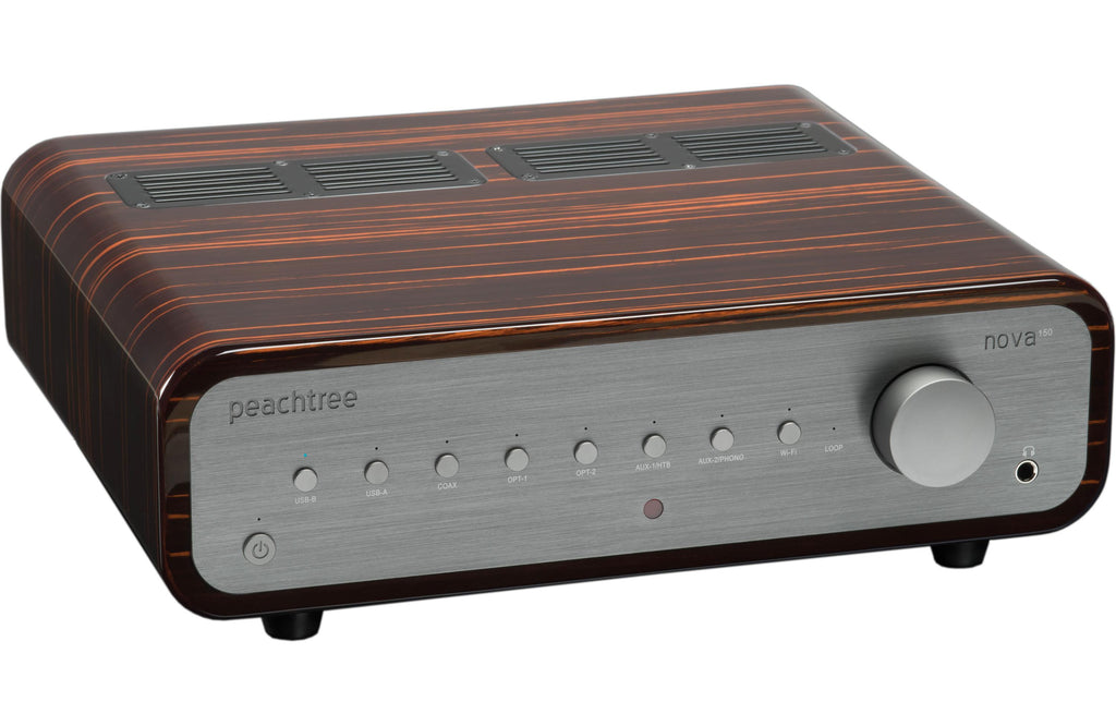 Peachtree Nova150 Stereo Amplifier - Gloss Ebony Mocha